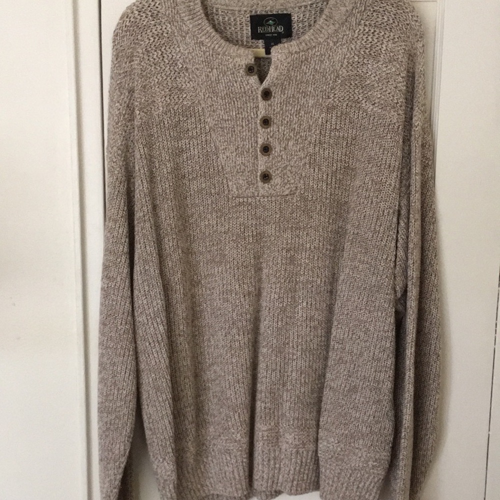 Mens Red Head Sweater Size XL
